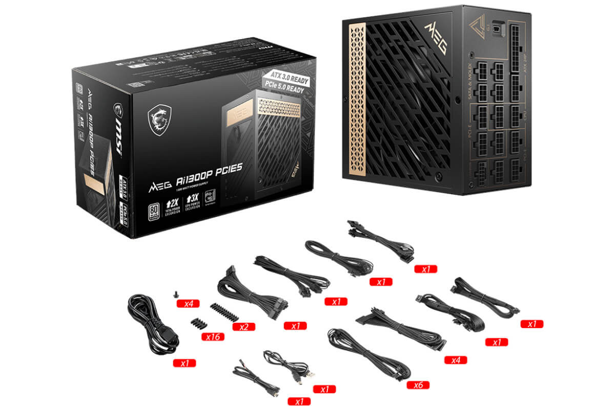 Mocne zasilacze MSI także z PCIe 5.0. Idealne do grafik Nvidia GeForce RTX 4090 i RTX 4080