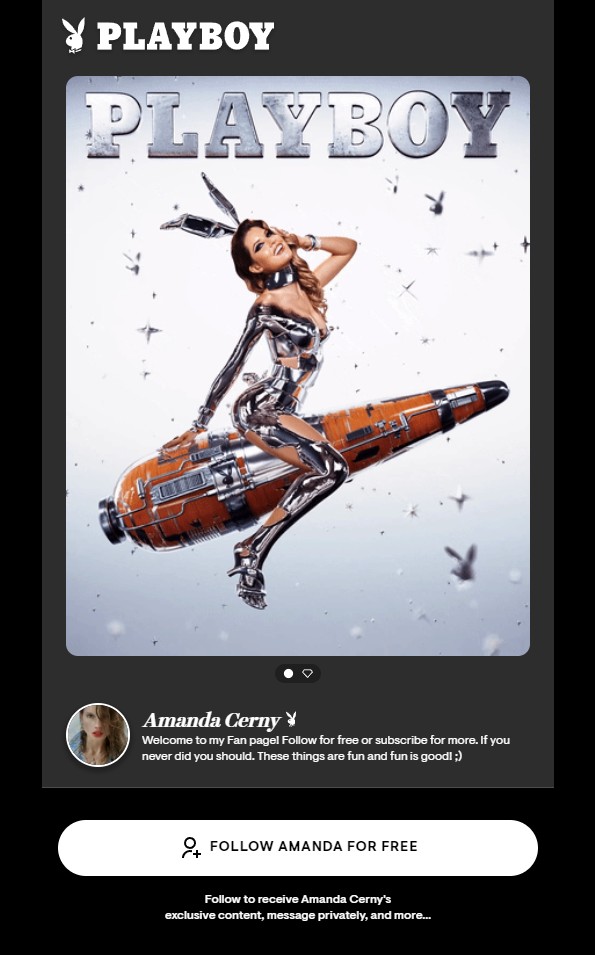 amanda cerny playboy