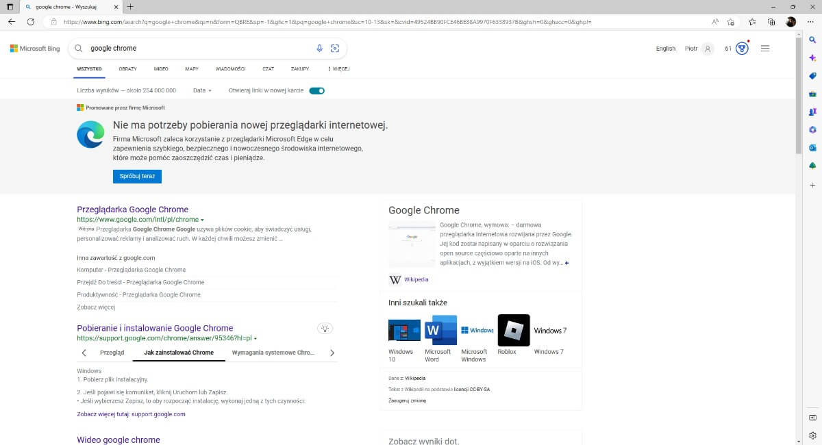 edge microsoft chrome reklamy 2