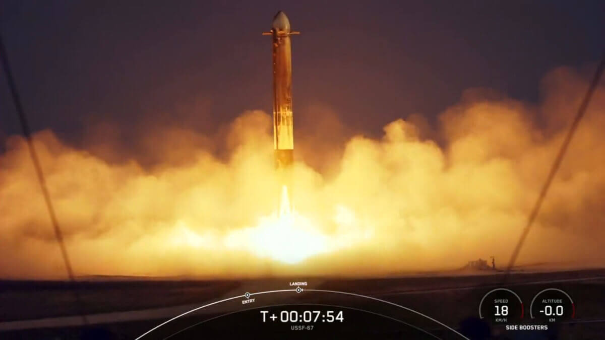 SpaceX właśnie wyniosło tajemniczy wojskowy ładunek dla USA