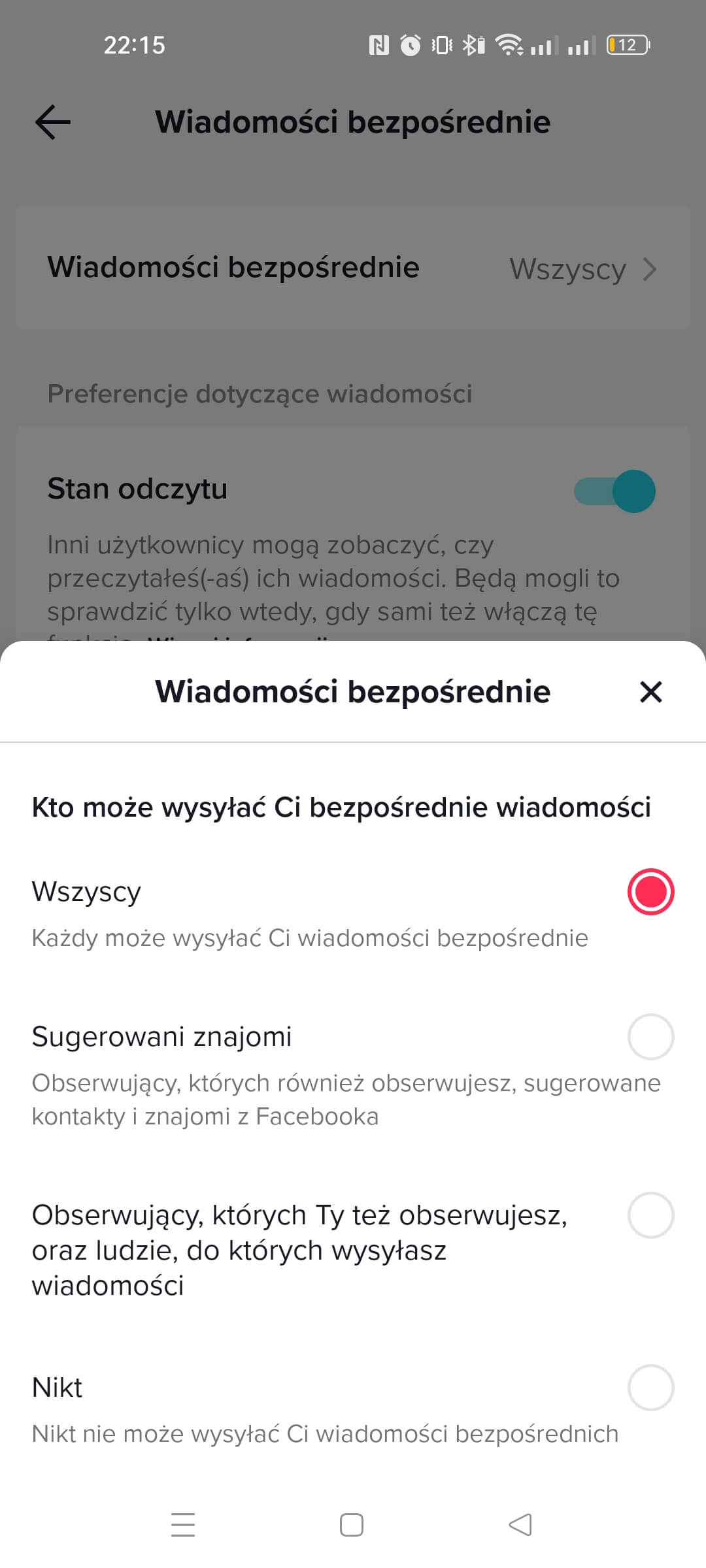 tiktok wiadomosci wysylanie 3