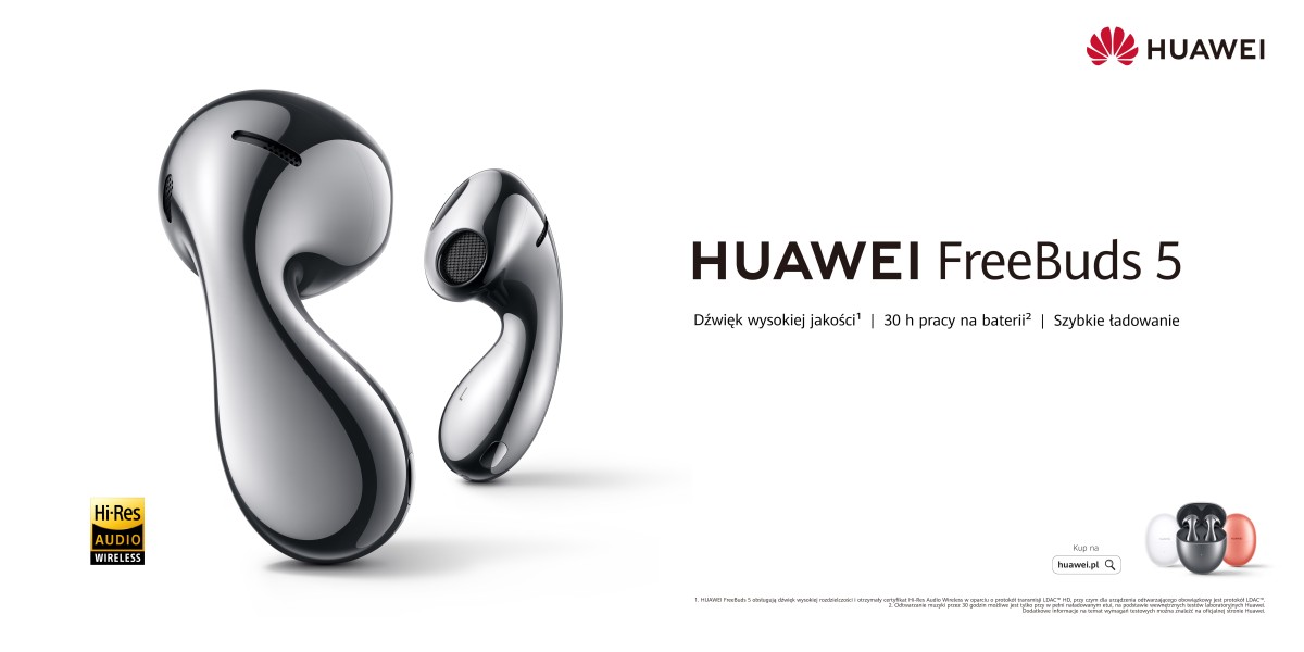 Premiera HUAWEI FreeBuds 5 w Polsce