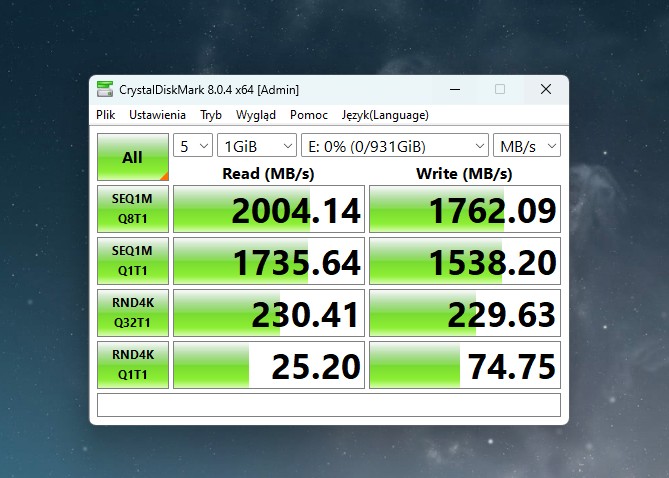 ADATA Elite SE880 benchmark 1