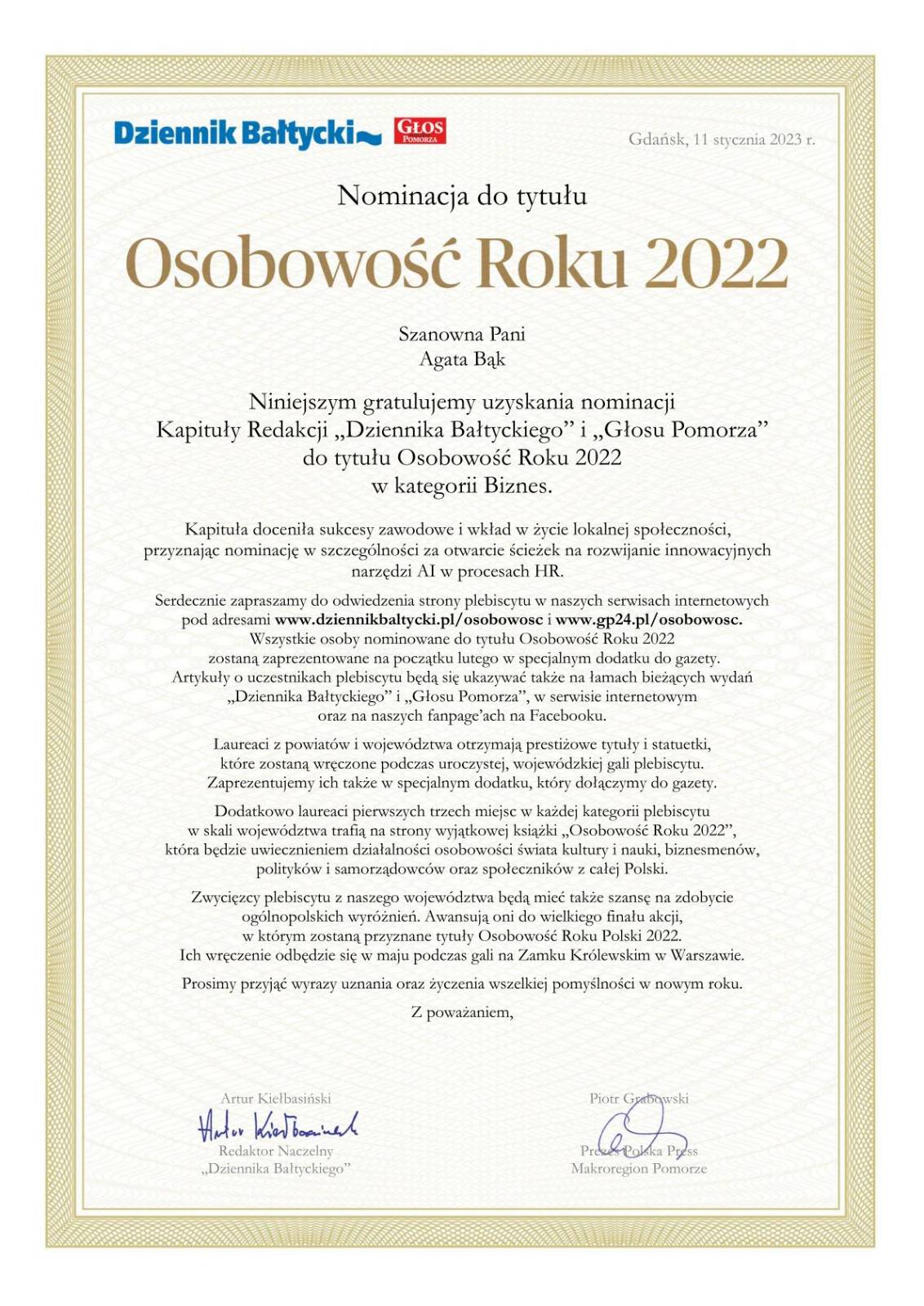 osobowosc roku ai 2