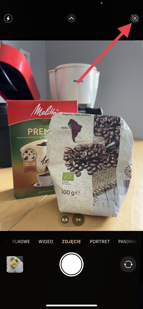 iPhone zdjęcia live