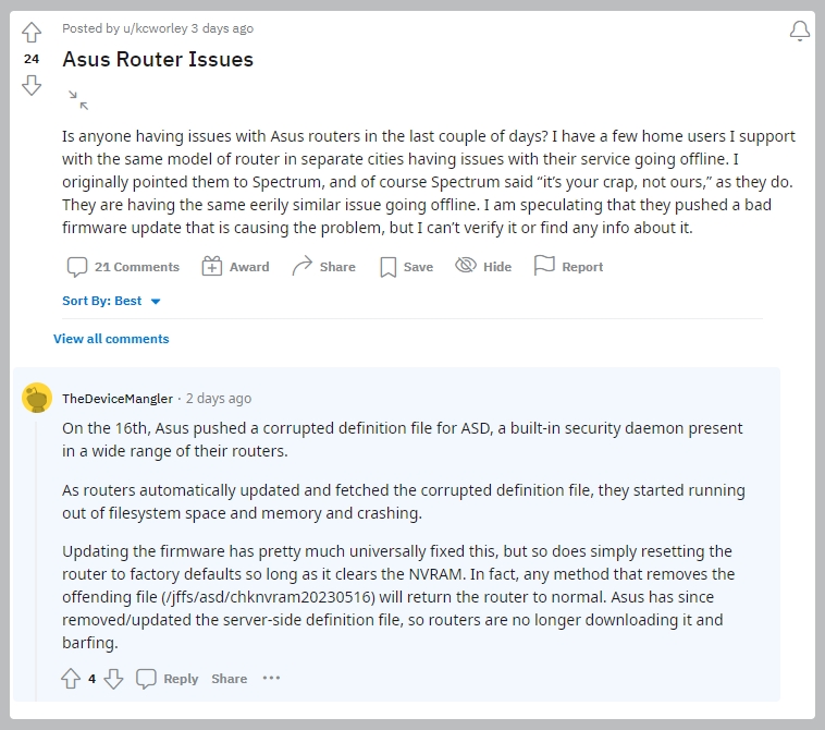 router blad asus miniatura 1