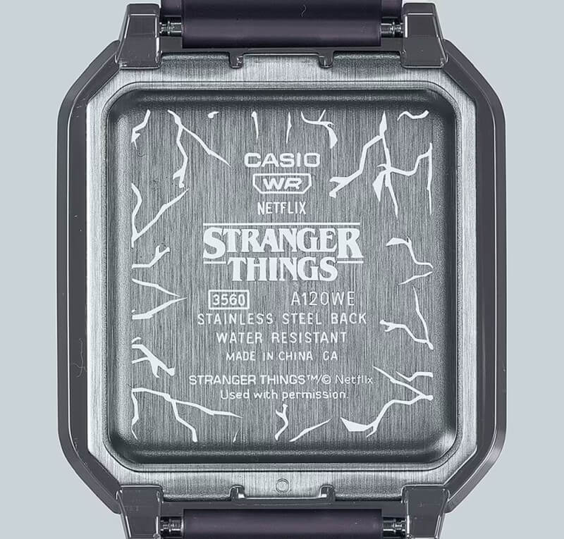 Casio A120WEST tył zegarka