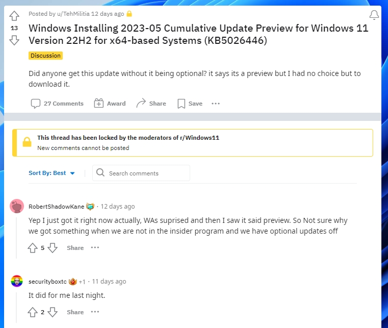 windows 11 automatyczne aktualizacje 1