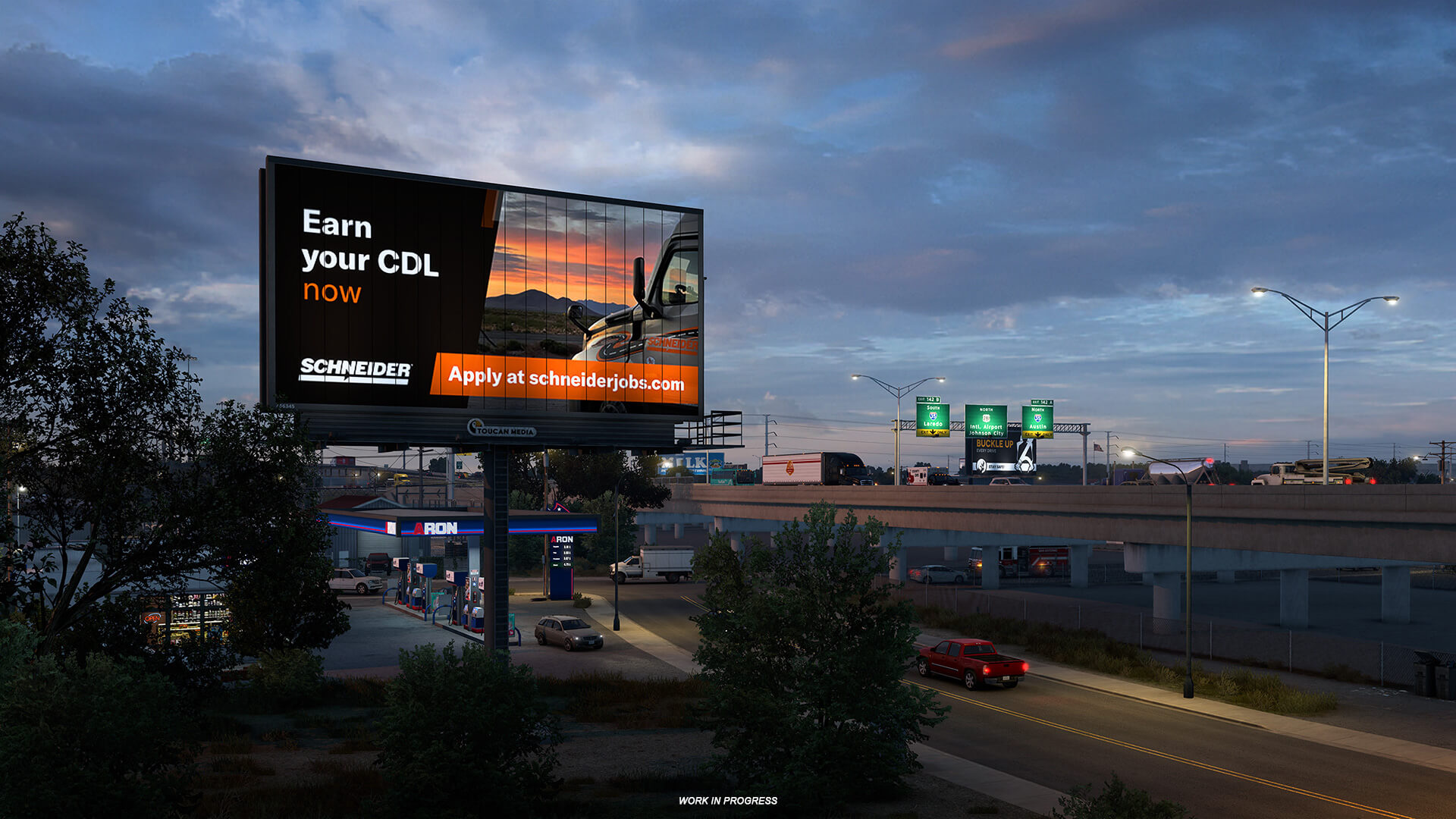 american truck simulator billboardy 2