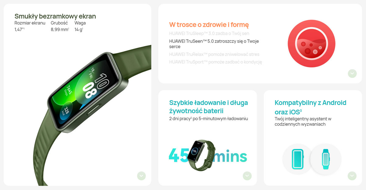 HUAWEI Band 8 debiutuje w Polsce