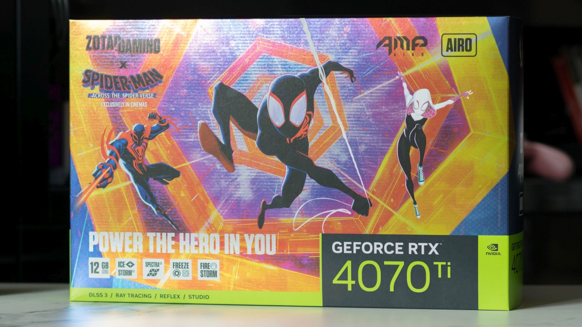 Zotac RTX 4070 Ti Spiderman 2
