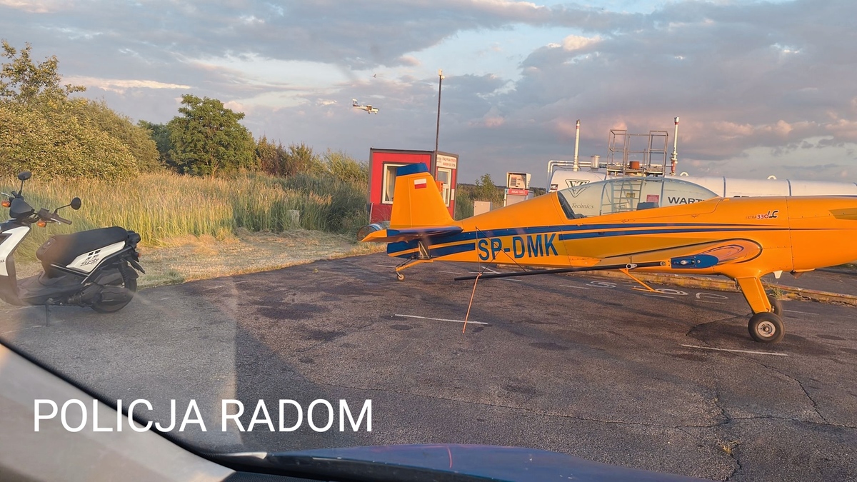 kolizja samolotu ze skuterem