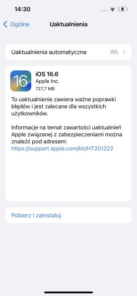 ios 16-6-aktualizacja nowe