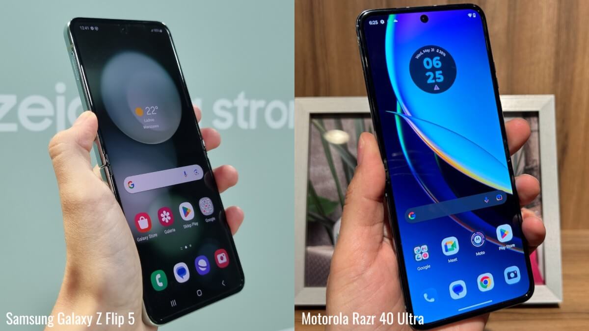 Samsung Galaxy Z Flip 5 vs Motorola Razr 40 Ultra