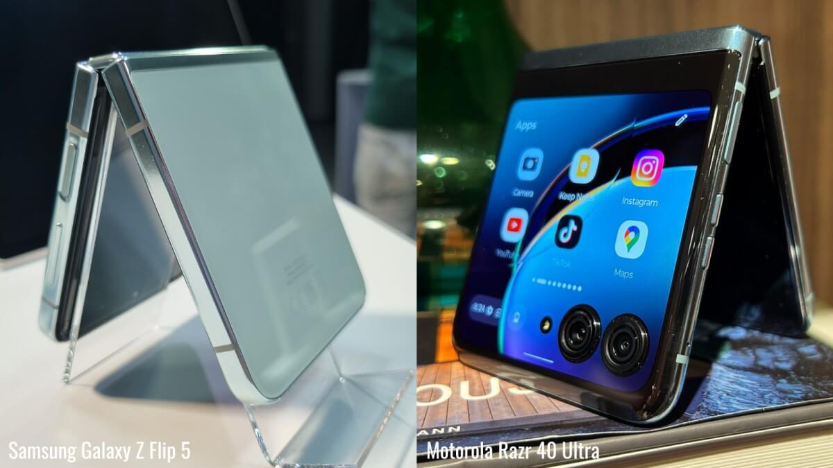 Samsung Galaxy Z Flip 5 vs Motorola Razr 40 Ultra