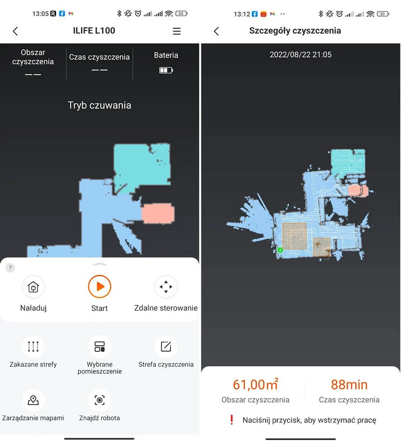 ILIFE L100 odkurzacz Robot