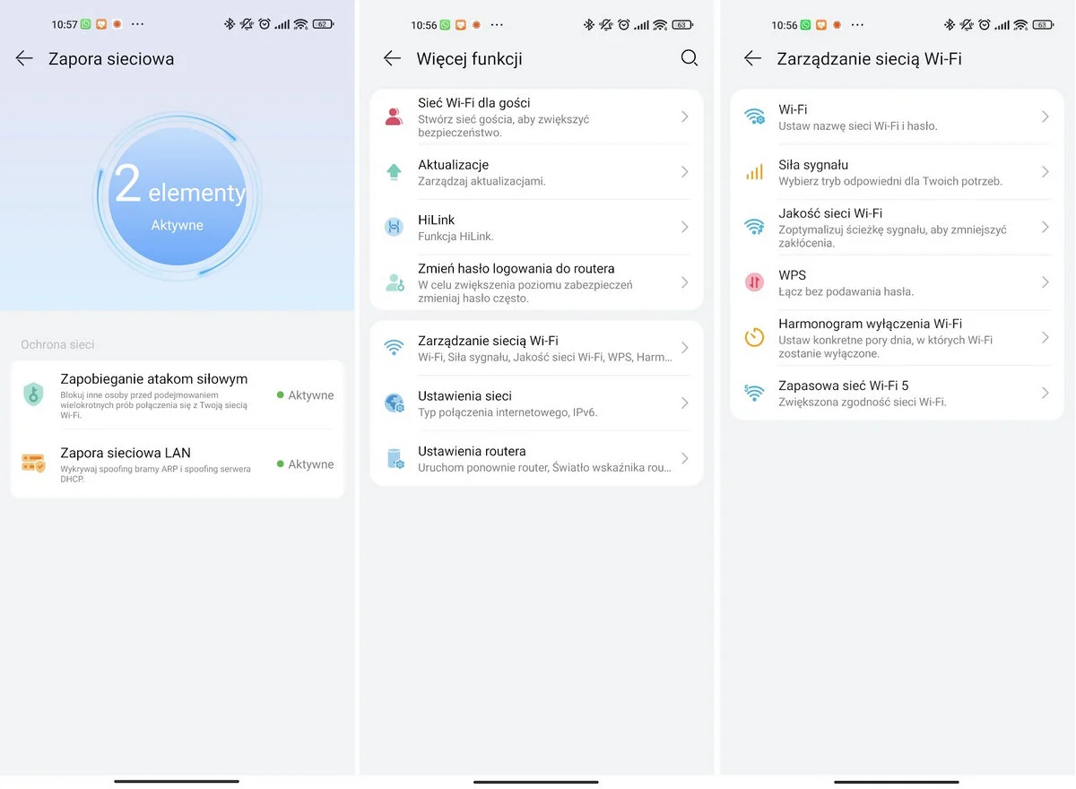 HUAWEI WiFi Mesh 3 aplikacja AI Life