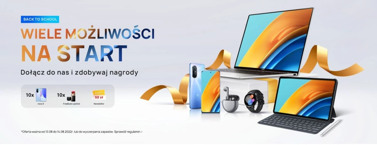 Huawei.pl zaprasza klientów do wzięcia udziału w konkursie z 20 nagrodami