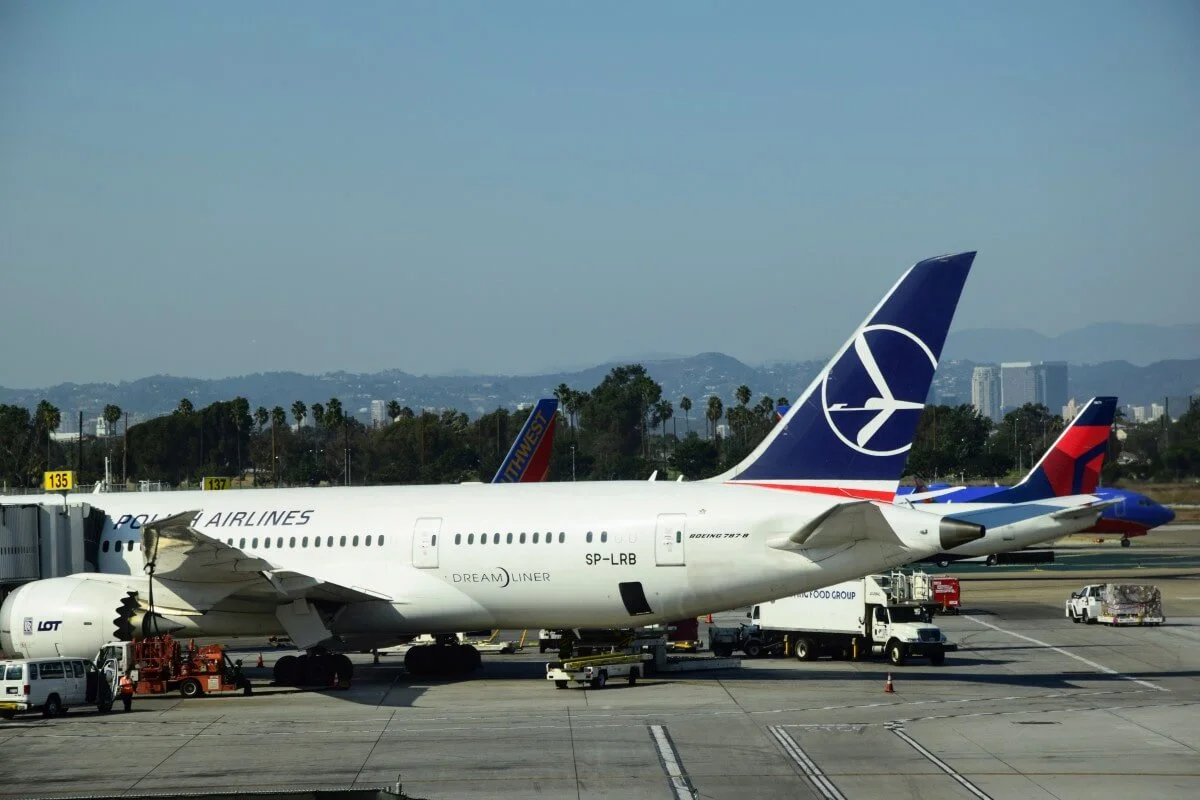 LOT Boeing 787-8 Dreamliner @ LAX