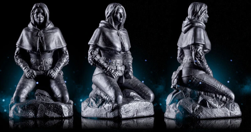 Betonowa Ciri i wiedźmiński świecznik-ognisko. Nietypowe gadżety CD Projekt Gear