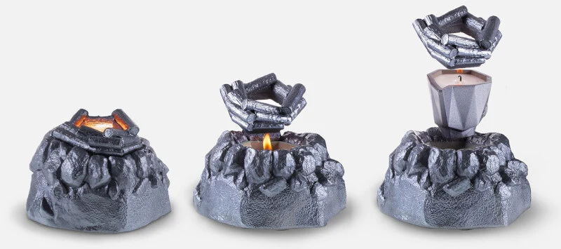 Betonowa Ciri i wiedźmiński świecznik-ognisko. Nietypowe gadżety CD Projekt Gear
