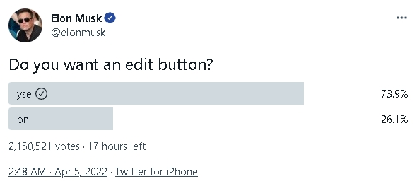 elon musk twitter przycisk edytuj 1