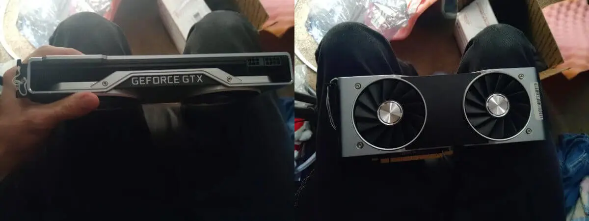 Kupił w sieci GTX 2080.To nie literówka, widać Nvidia szykowała taką grafikę