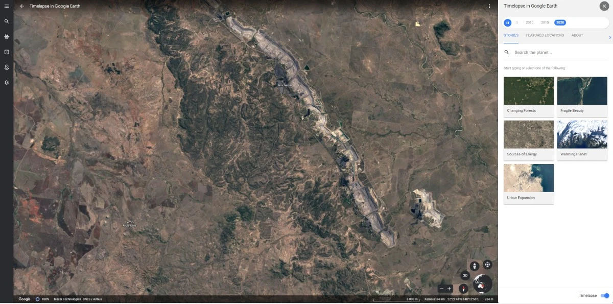 google earth zmiany