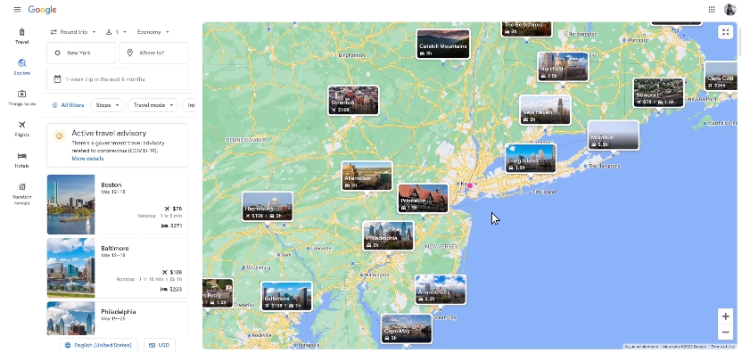 google travel nowosci 2