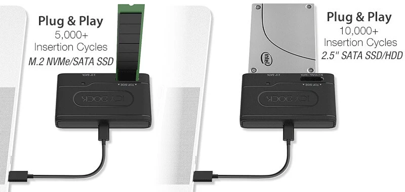 Jeden by wszystkie obsługiwać. Adapter Icy Dock na SSD i HDD pod M.2, SATA, NVMe