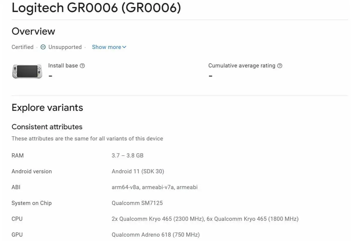 Poznaliśmy specyfikację androidowej cloud gamingowej konsoli Logitecha