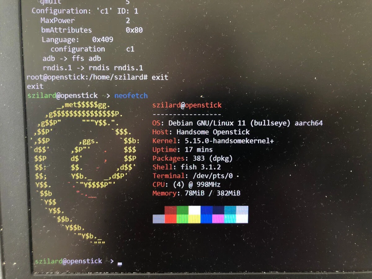 Zhakował modem USB LTE - zainstalował na nim Linuxa Debiana ze zdalnym dostępem
