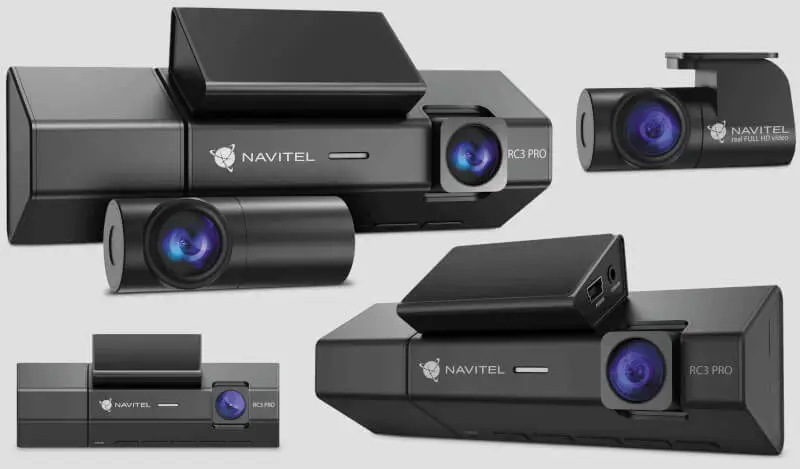 Aż trzy kamery w wideorejestratorze samochodowym Navitel RC3 Pro