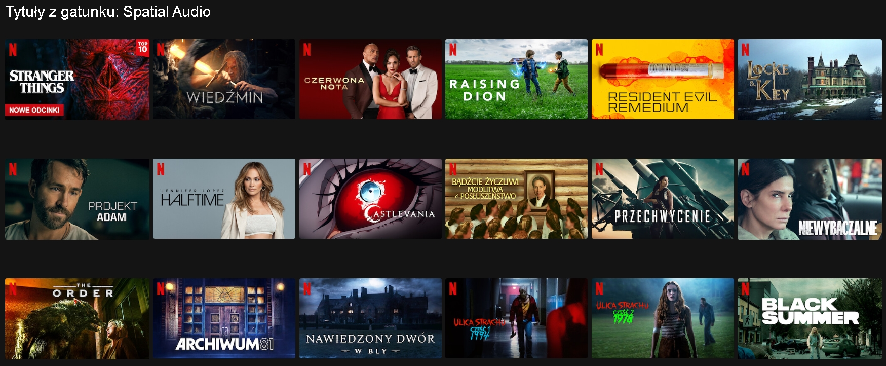 netflix dzwiek przestrzenny 2
