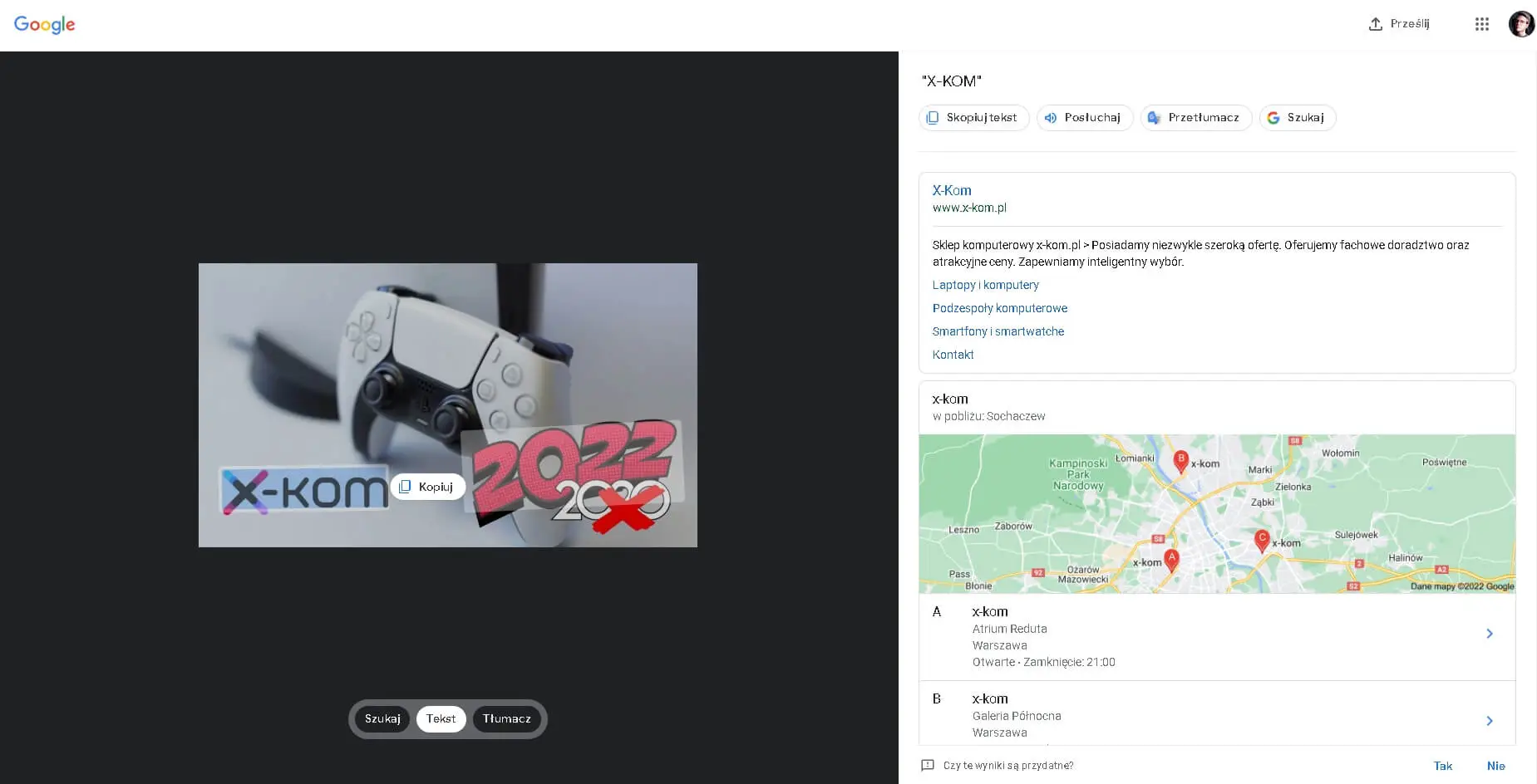 obiektyw google desktop 3