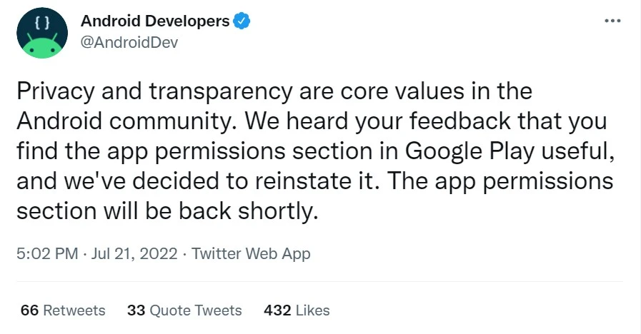 sklep play uprawnienia przywrocone