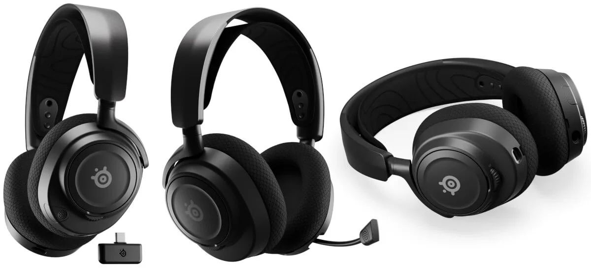 Cała gama gamingowych słuchawek SteelSeries Arctis Nova 7, 3 i 1