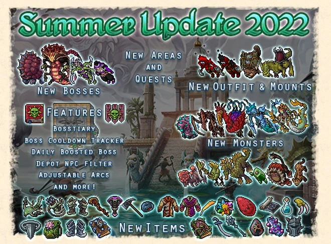 tibia letnia aktualizacja 2022