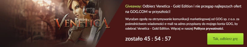 RPG Venetica za darmo na GOG. To gra od ekipy The Surge i Lords of the Fallen