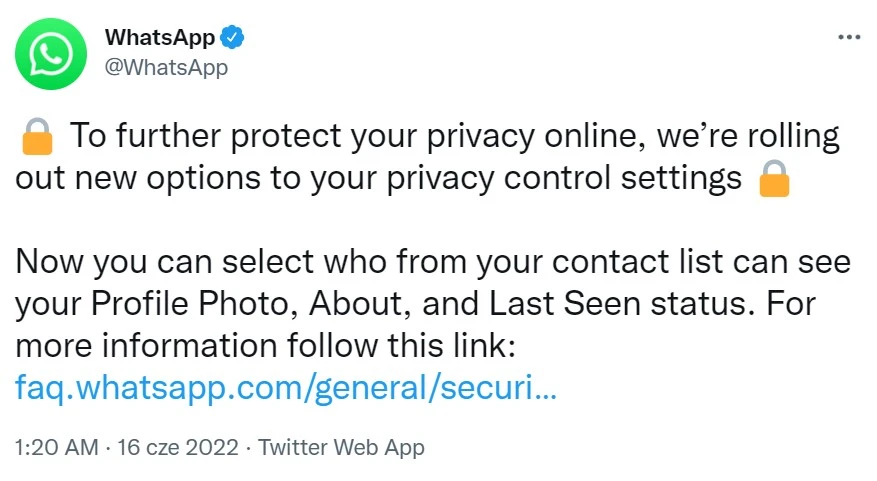 whatsapp ukrywanie informacji 2