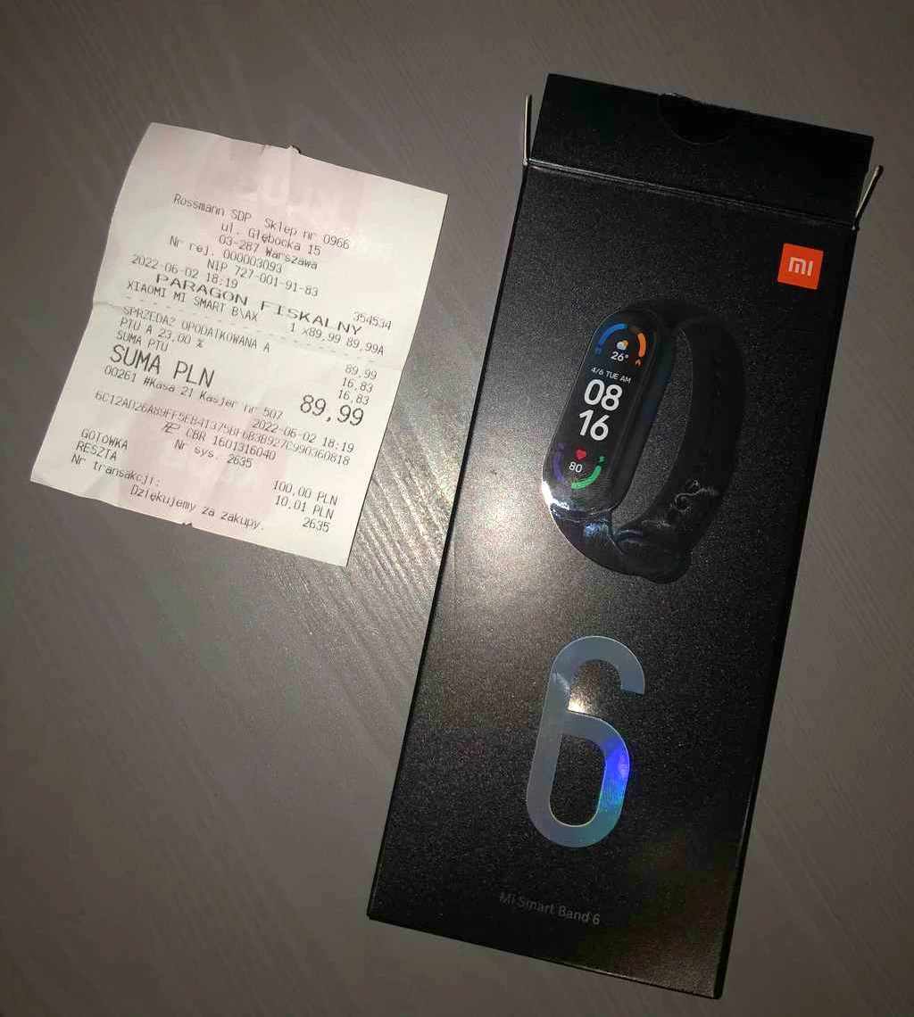xiaomi band 6 pepper