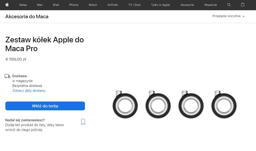 zestaw kolek dla maca pro