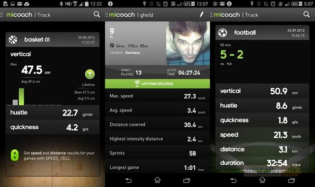 miCoach multi-sport