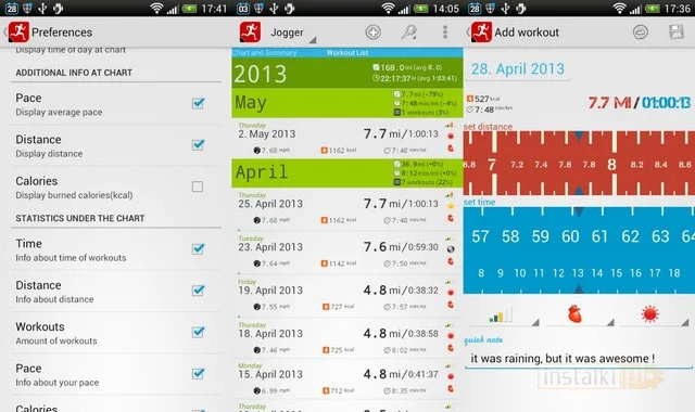 Jogger - dziennik biegowy