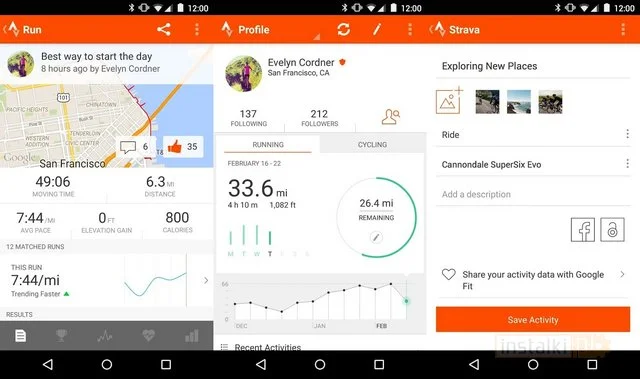 Strava Running and Cycling GP