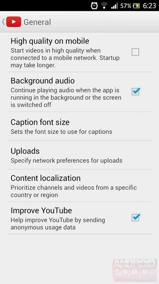background youtube