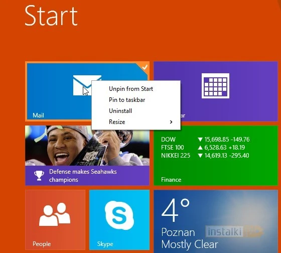 update 1 prawoklik kafelki