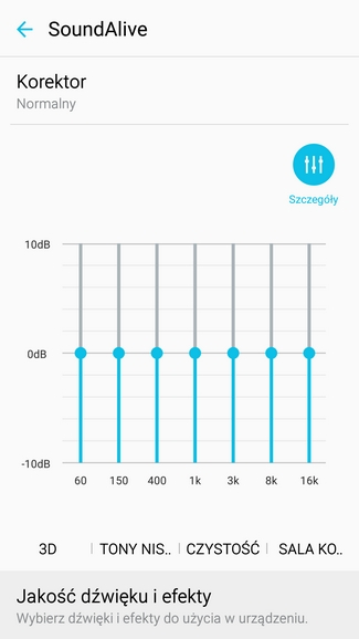 Galaxy A5 2016 - zaawansowany korektor