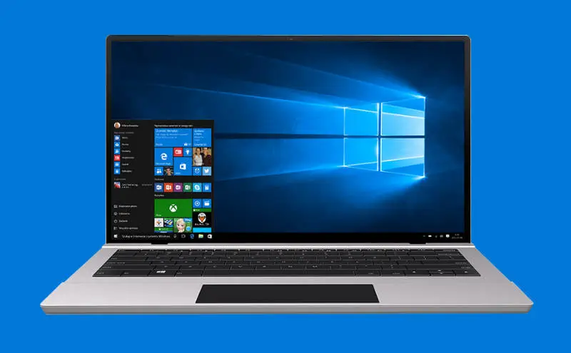 Windows 10 notebook