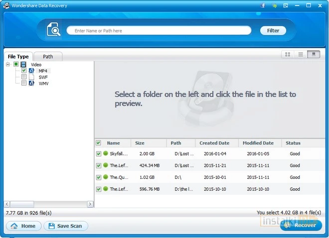 wondershare data recovery
